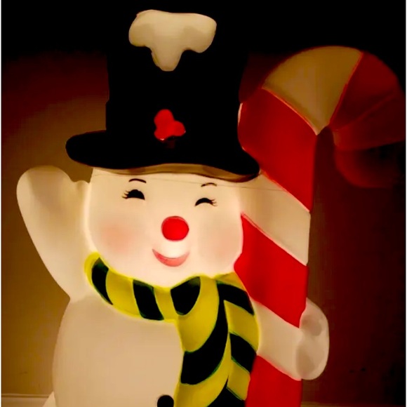 Cracker Barrel Snowman Blow Mold ⛄️ - Picture 1 of 4
